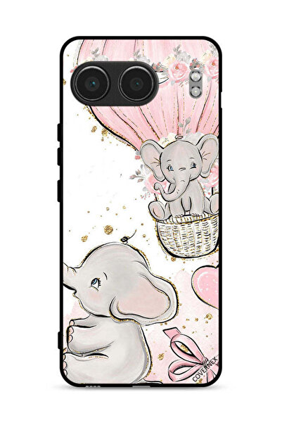 Covernex غطاء حماية لهاتف OnePlus Nord 4 5G برسومات فيلة صغيرة