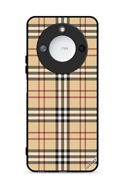 Covernex غطاء حماية لهاتف Honor X60 5G بنمط خطوط على القماش