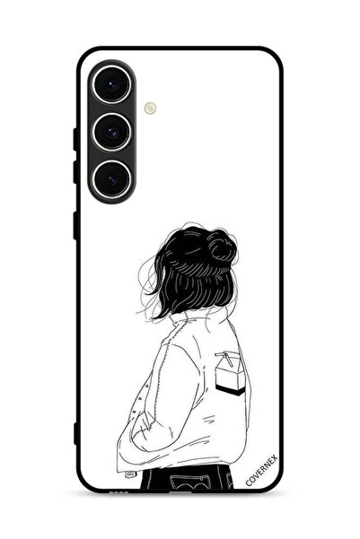 Covernex غطاء حماية لهاتف Samsung Galaxy A36 5G بتصميم فتاة تفكر بعمق كبير