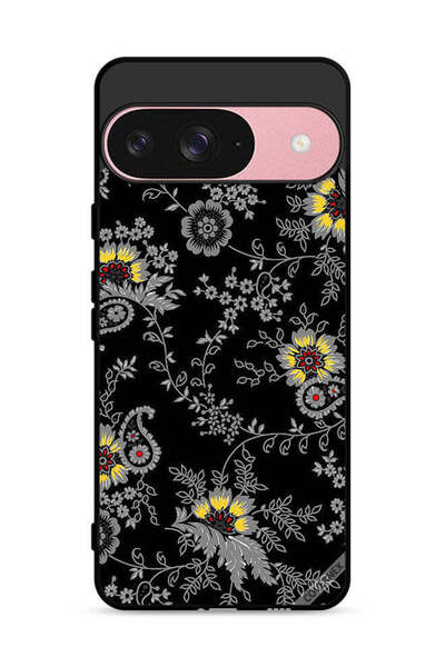 Covernex غطاء حماية لجهاز Google Pixel 9 بخلفية زهور فنية