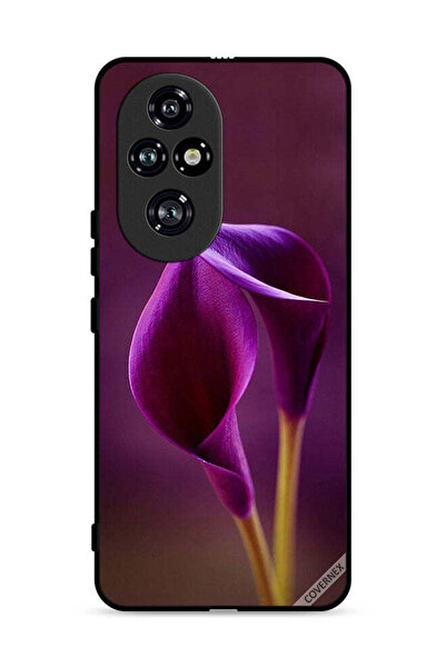 Covernex غطاء حماية لهاتف Honor 200 Pro 5G بنقشة زهرتين جميلتين