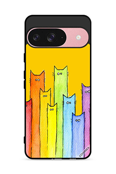 Covernex غطاء حماية لجهاز Google Pixel 9 بتصميم دمية قطة