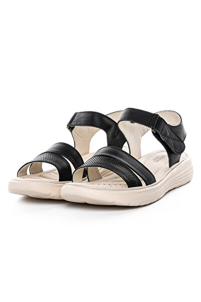 Berliner Γυναικεία Σανδάλια με Χαμηλή Σόλα 56687 Μαύρα |