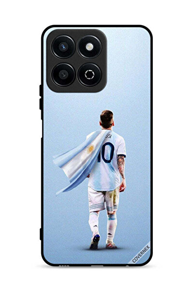 Covernex غطاء حماية لهاتف Honor X7c 4G بطبعة ليو ميسي الرجل الخارق