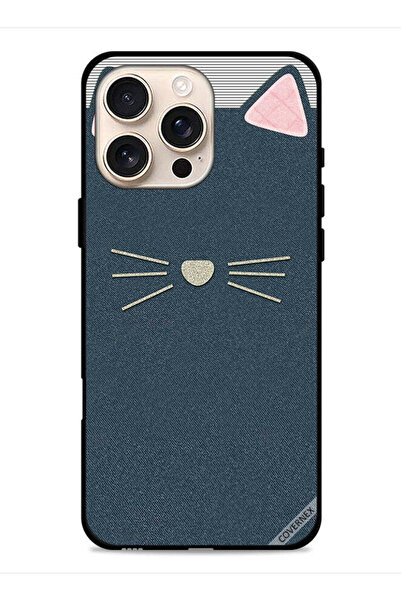 Covernex غطاء حماية لجهاز Apple iPhone 16 Pro Max بنقشة قطة من الجلد