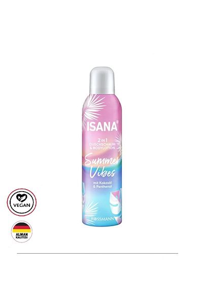 ISANA Summer Vibes Shower Foam & Body Lotion 2 in 1 200 ml