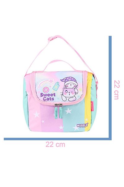 MUGGLE Single Compartment Good Be Kind Thermos Lunch Box Pink-Green (Mu-5736)