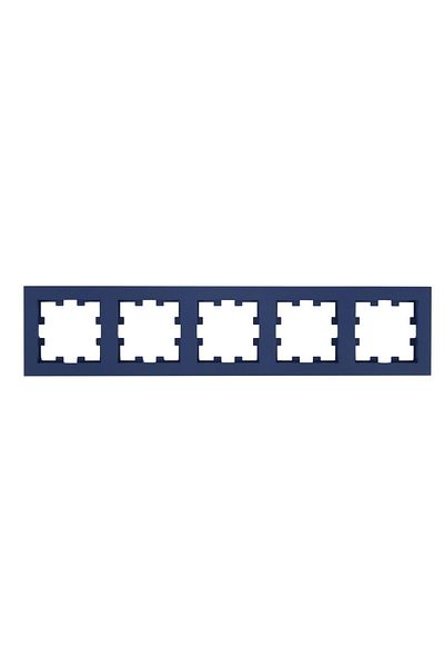 PANASONIC 5-Module Horizontal Frame Karre Plus 55 Soft Touch Ocean