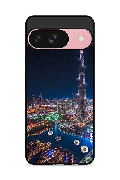 Covernex غطاء حماية لجهاز جوجل بيكسل 9 - منظر ليلي لوسط المدينة