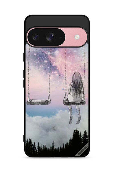 Covernex غطاء حماية لهاتف Google Pixel 9 برسومات فتاة وحيدة