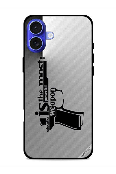 Covernex غطاء حماية لجهاز Apple iPhone 16 Plus التعليم هو السلاح الأقوى