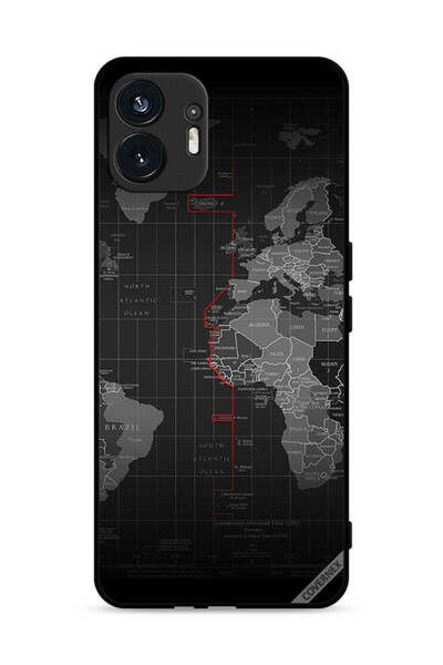 Covernex غطاء حماية لهاتف Nothing Phone (2) 5G - خريطة العالم