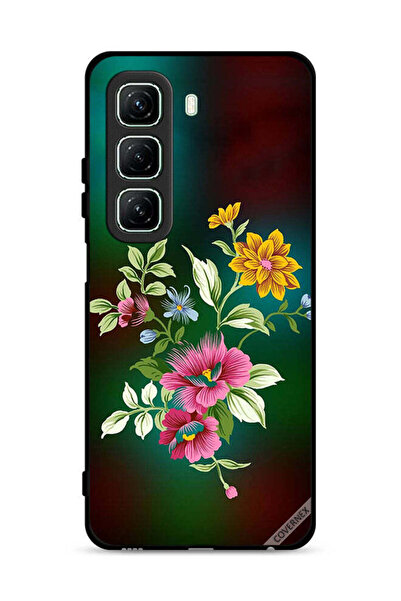 Covernex غطاء حماية لهاتف Infinix Hot 50 5G بنقشة زهور عالية الدقة