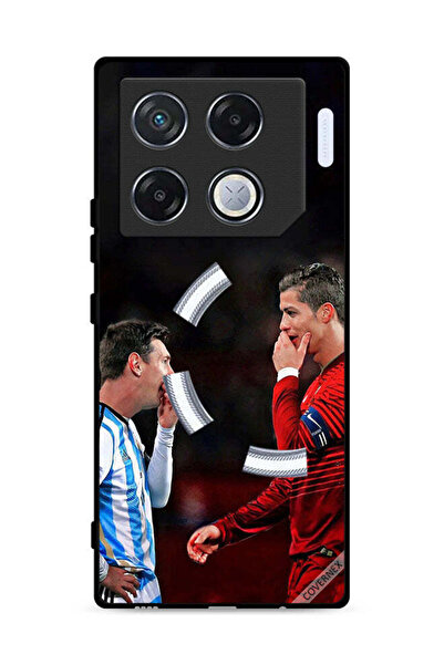 Covernex غطاء حماية لهاتف Infinix GT 20 Pro 5G رونالدو وميسي في إطار واحد