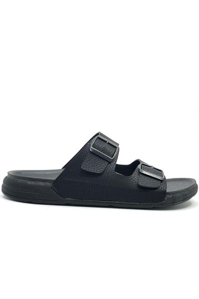 BENTO 115.005 Men's Double Buckle Anatomical Slippers