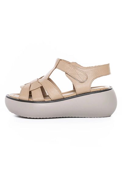advancer Women's Platform Sandals FF03 Peach |