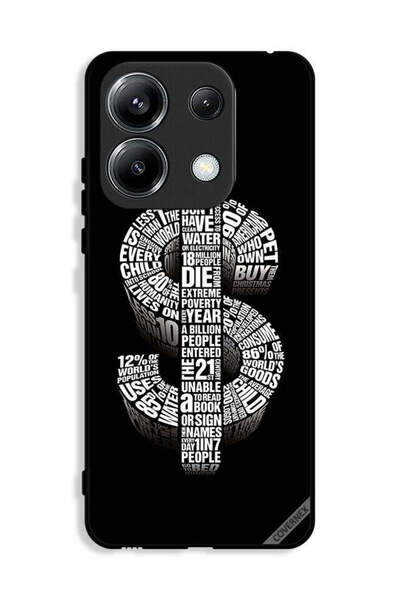 Covernex غطاء حماية لهاتف Xiaomi Poco M6 Pro 4G بطبعة دولار الخط