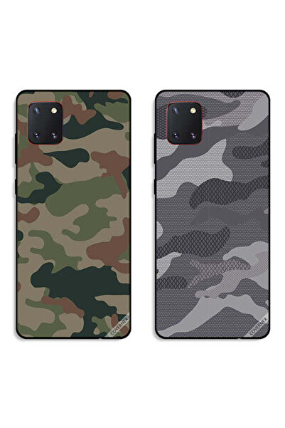 Covernex حافظتان لهاتف سامسونج جالكسي نوت 10 لايت بأغطية واقية بأنماط مموهة