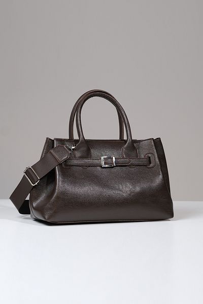 Çantacımstore Women's Kosta Leather Shopper Bag 1507 Brown