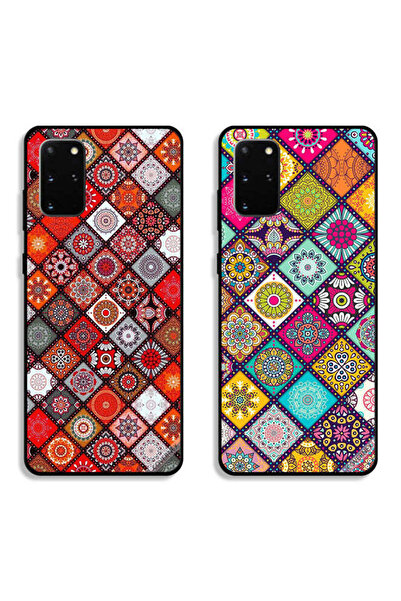 Covernex حافظتان لهاتف سامسونج جالكسي S20 بلس، أغطية حماية بتصميم ماندالا وشك...