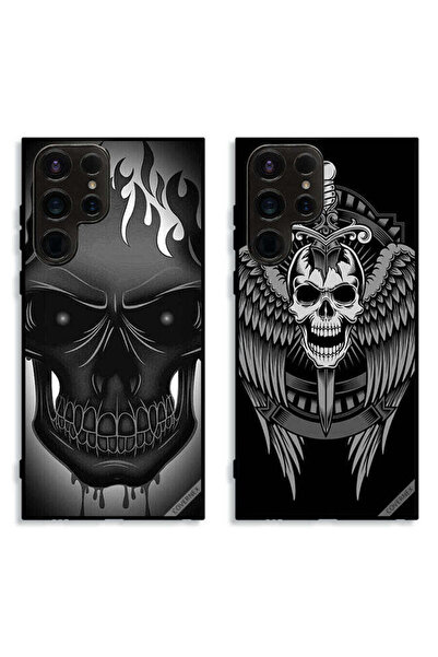 Covernex حافظتان لهاتف Samsung Galaxy S23 Ultra 5G، أغطية واقية بتصميم جمجمة ...