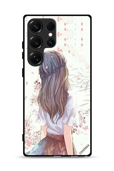 Covernex غطاء حماية لهاتف سامسونج جالكسي S25 ألترا بطبعة فتاة لطيفة في تفكير ...