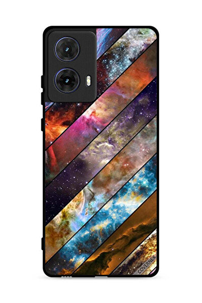 Covernex غطاء حماية لهاتف موتورولا موتو جي 85 5G بنمط خطوط