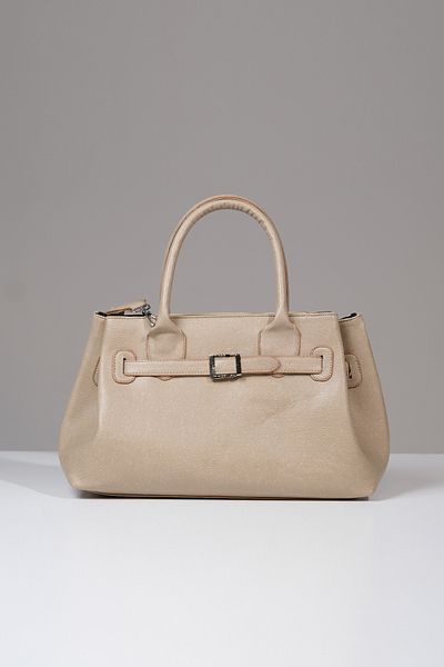 Çantacımstore Women's Kosta Leather Shopper Bag 1507 Mink
