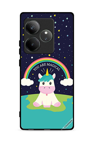 Covernex غطاء حماية لهاتف Realme GT 6T 5G بتصميم وحيد القرن السحري