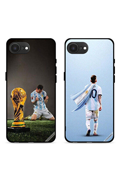 Covernex حافظتان لهاتف Apple iPhone 16e، أغطية حماية ليو ميسي وكأس الفيفا