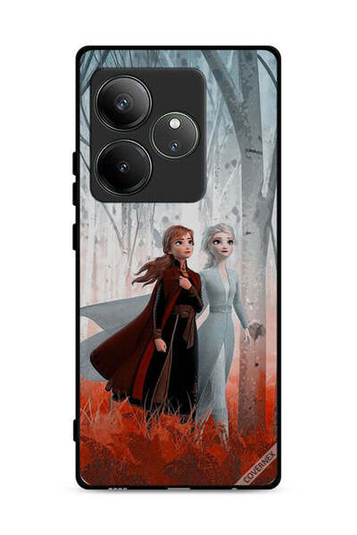 Covernex غطاء حماية لهاتف Realme GT Neo6 SE 5G بنقشة Frozen Sisters