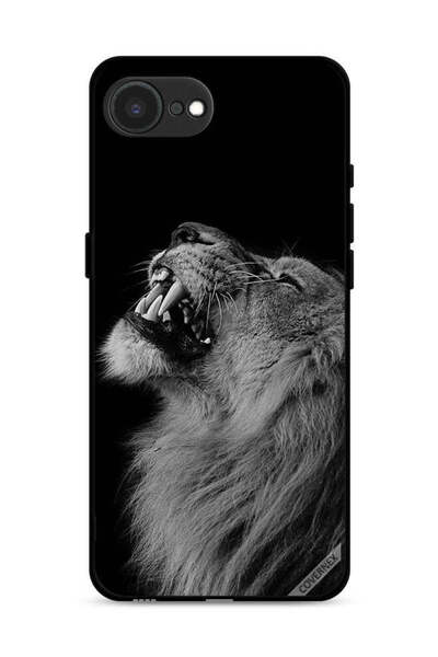 Covernex غطاء حماية لجهاز Apple iPhone 16e بتصميم الأسد المبهج