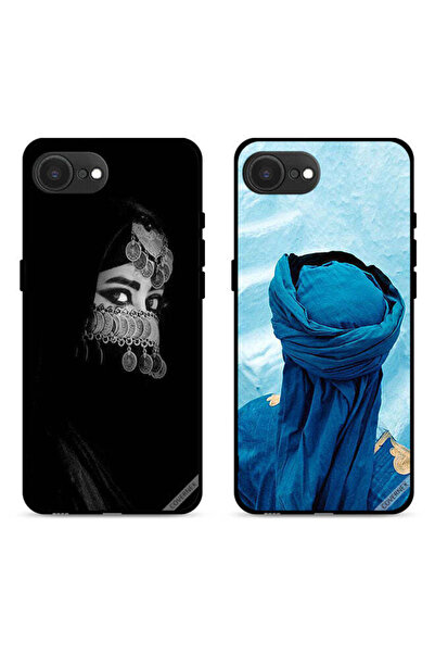 Covernex جرابان واقيان لهاتف Apple iPhone 16e بتصميم عربي وعيون جميلة