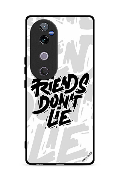 Covernex غطاء حماية لهاتف Vivo V40 5G بتصميم "أصدقاء الخط لا يكذبون"