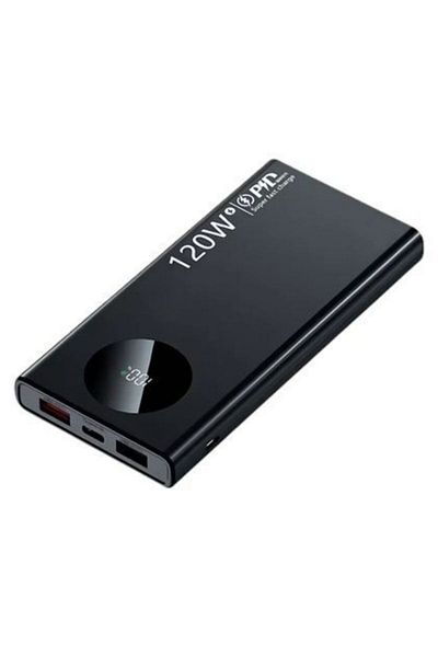 OEM External battery with ultra-fast charging, 22.5W, 10000mAh, Digital display, black