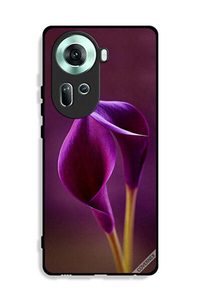Covernex غطاء حماية لهاتف Oppo Reno11 5G مع زهرتين جميلتين