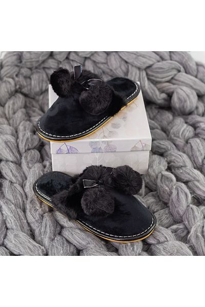FASHION Women's Slippers WF-2218 Black