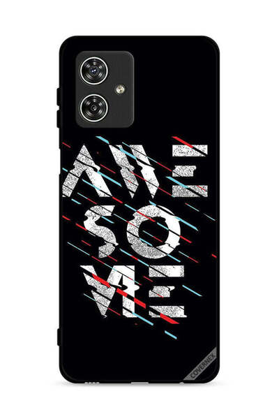 Covernex غطاء حماية لهاتف موتورولا موتو جي 54 5G بكلمة "رائع" بخط اليد