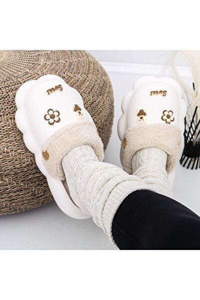 FASHION Papuci Dama de Casa W-25 Alb |