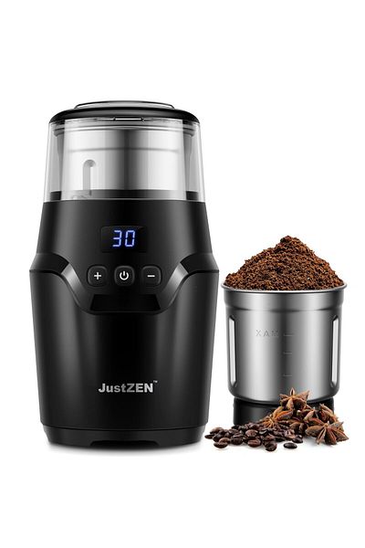 JustZEN Râșniță de cafea CG63, electrică, 150 W, lame din oțel inoxidabil