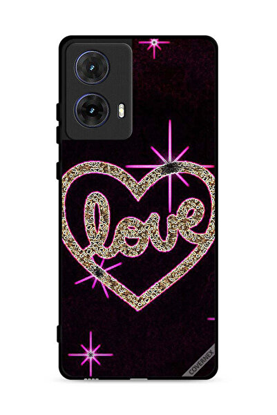 Covernex غطاء حماية لهاتف موتورولا موتو جي 85 5G بنقشة قلب الحب