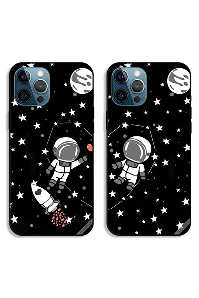 Covernex حافظتان لهاتف Apple iPhone 12 Pro، أغطية حماية، رائد فضاء، كوكب، قلب...