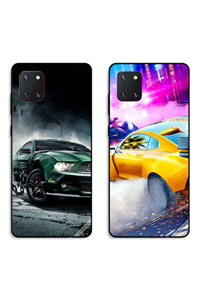 Covernex حافظتان لهاتف سامسونج جالكسي نوت 10 لايت بأغطية حماية بتصميم سيارة س...