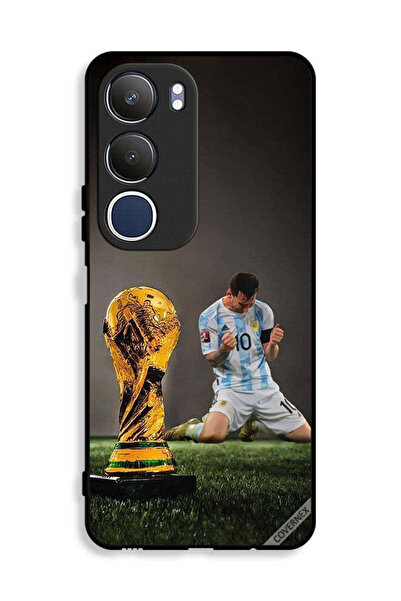 Covernex غطاء حماية لهاتف Vivo Y19s 4G بتصميم ليو ميسي وكأس الفيفا