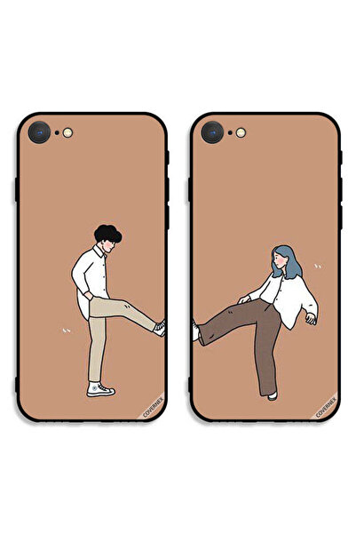 Covernex Two Cases For Apple iPhone 7 Protective Covers Foot Bump High Five C...