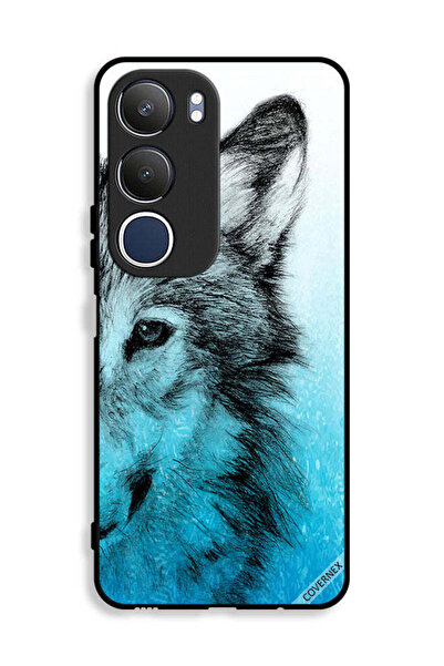 Covernex غطاء حماية لهاتف Vivo Y19s 4G بتصميم نصف وجه ذئب