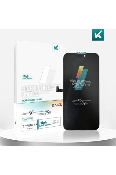 KAİKU İPHONE 15 PRO MAX UYUMLU LCD DOKUNMATİK EKRAN (HIGH GAMUT ULTRA GLASS 8...