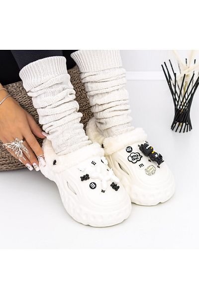 FASHION Women's Slippers A241-2 White |