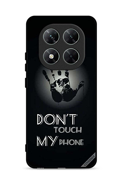 Covernex غطاء حماية لهاتف Xiaomi Poco X7 5G مكتوب عليه "لا تلمس هاتفي باليد"
