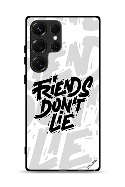 Covernex غطاء حماية لهاتف سامسونج جالكسي S25 ألترا بطبعة "أصدقاء الخط لا يكذبون"